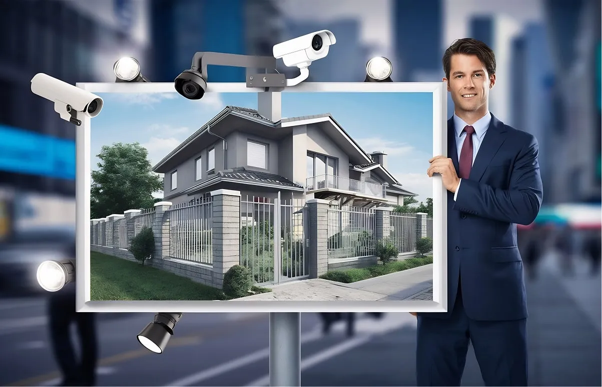 Presentation of a connected home and office network